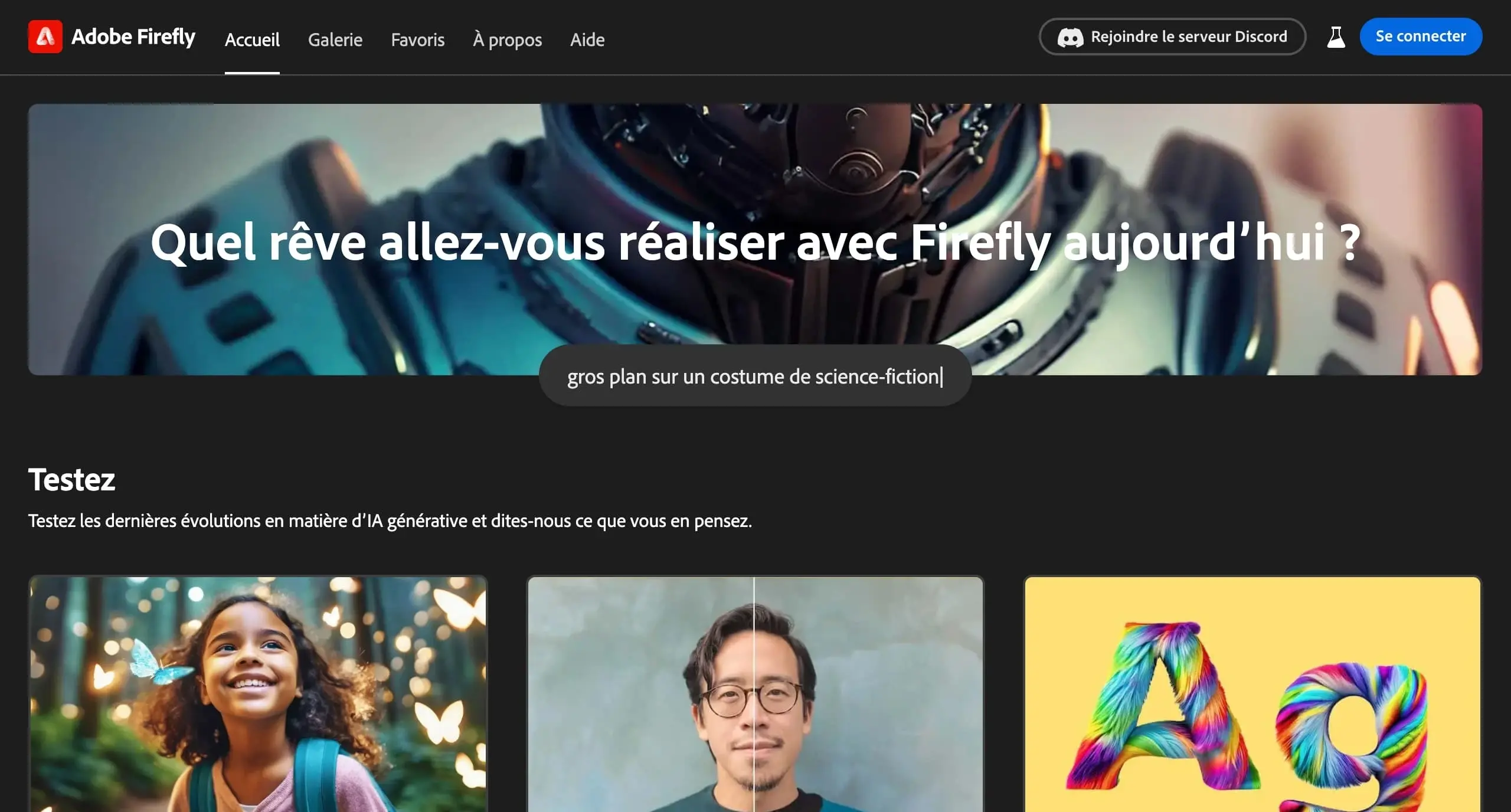 Adobe Firefly screenshot