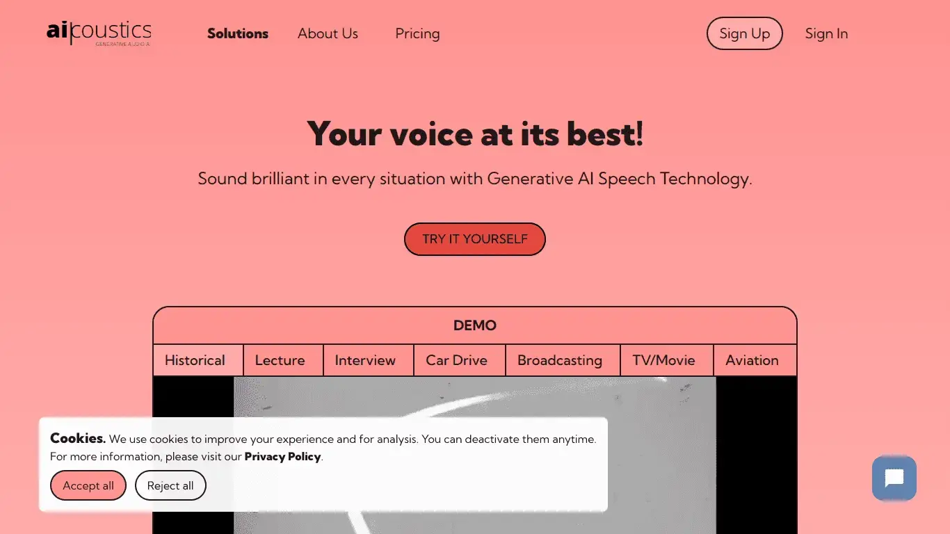 AI-coustics screenshot