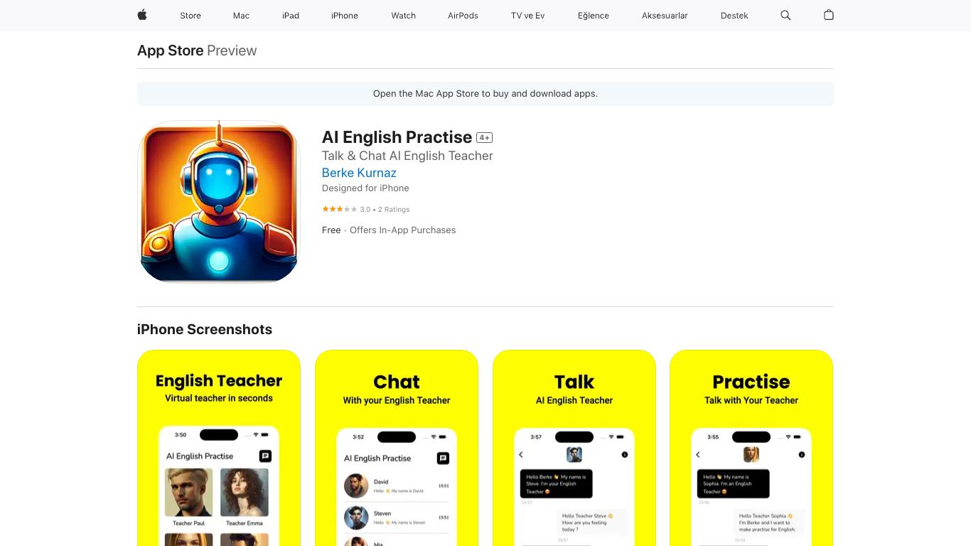 AI English Practise screenshot