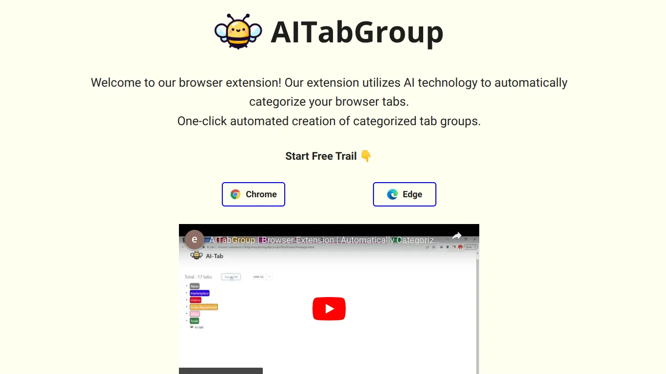 AI Tab Group screenshot