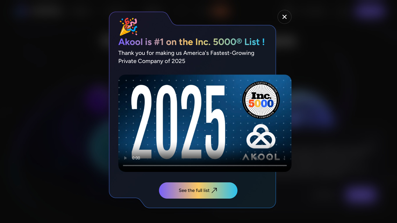 Akool screenshot