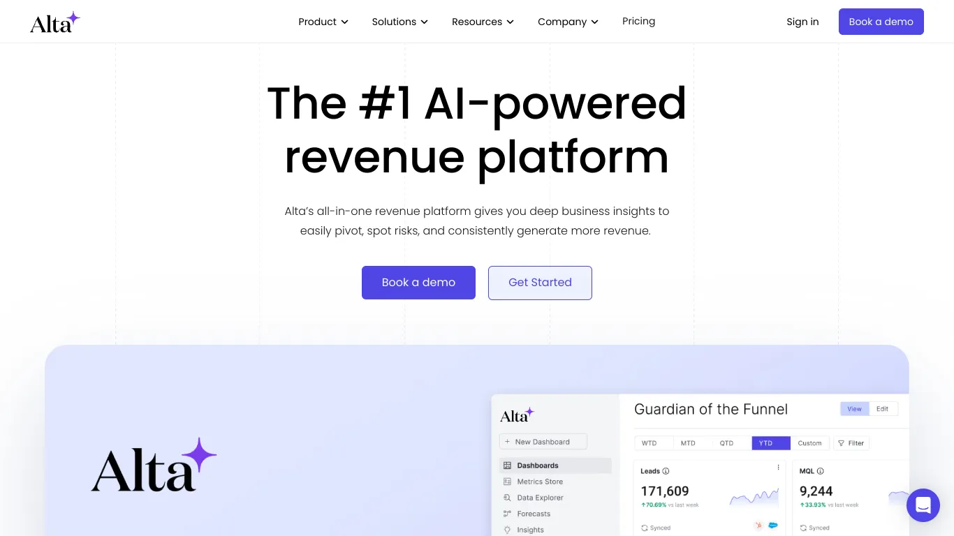 Alta screenshot