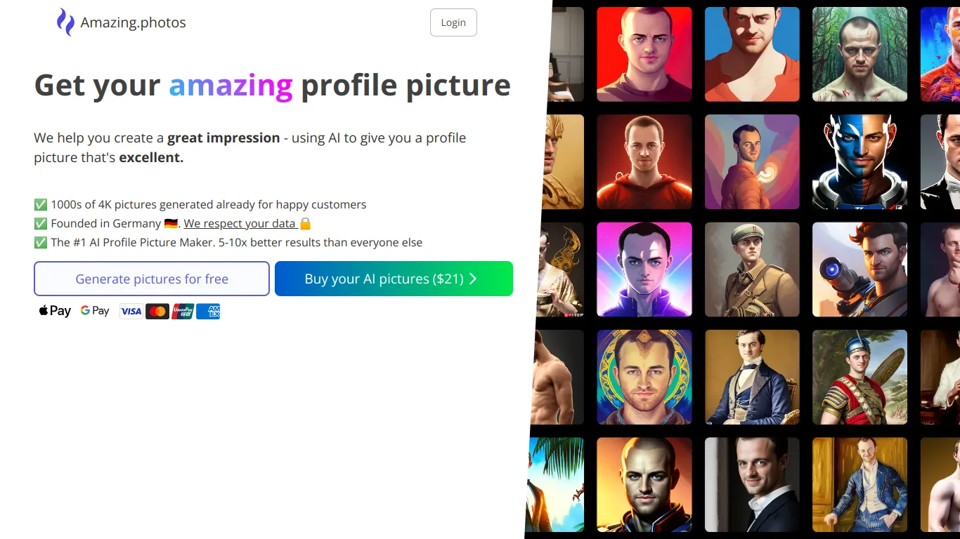 Amazing.photos screenshot