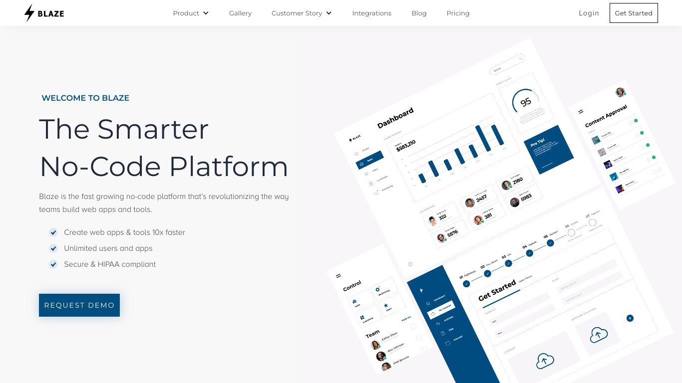 BLAZE screenshot