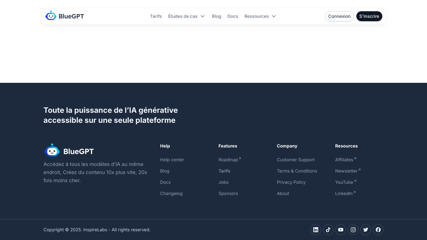 BlueGPT screenshot