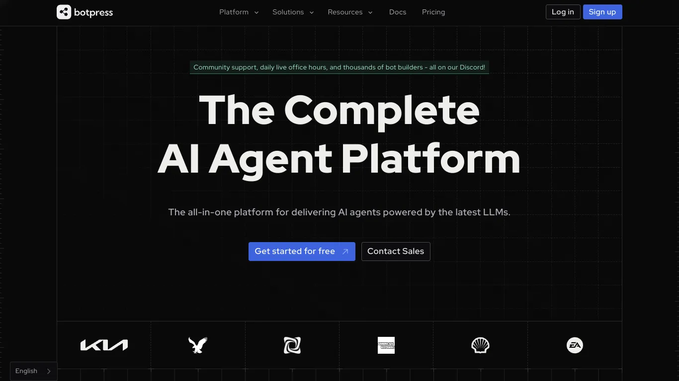 Botpress screenshot