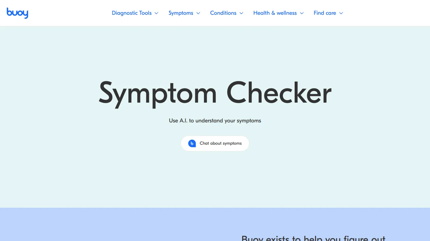 Buoy Symptom Checker screenshot