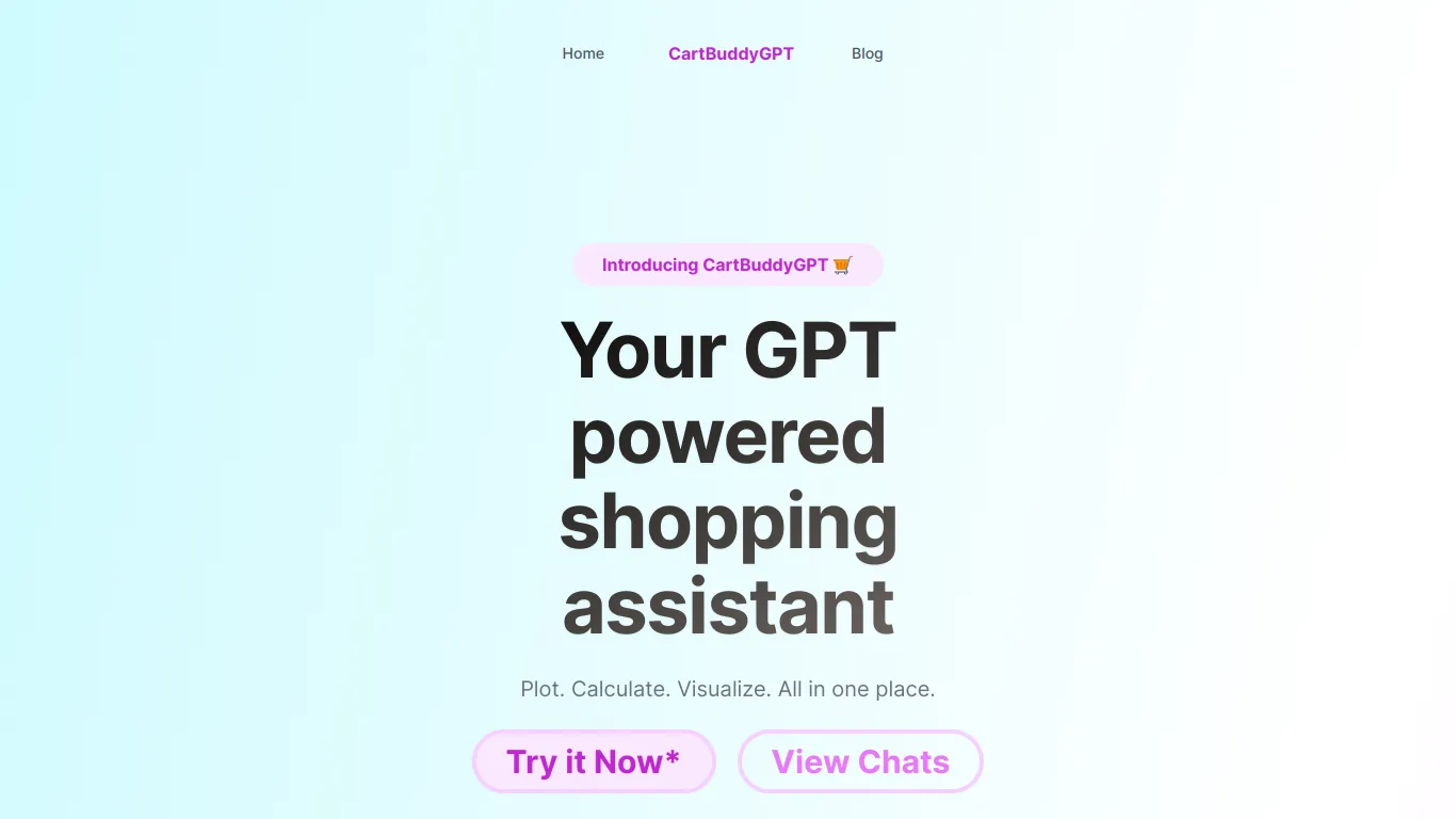CartBuddyGPT screenshot