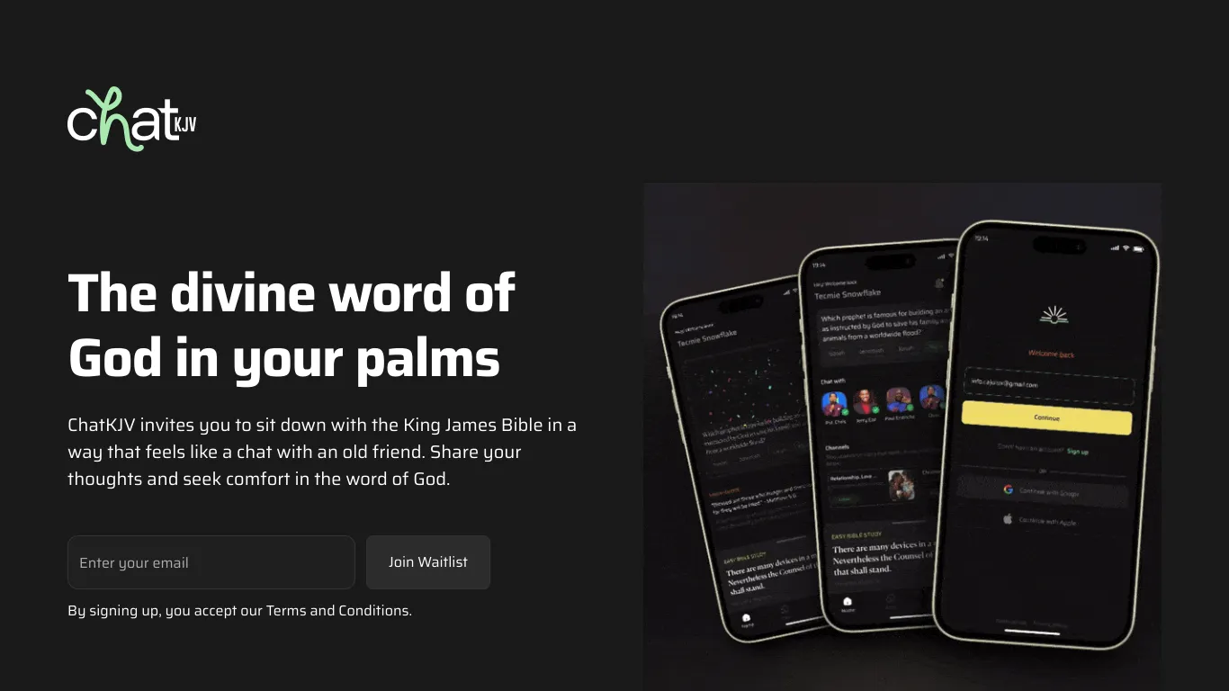 Chat KJV screenshot