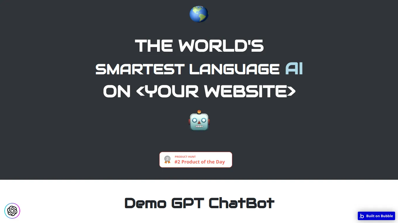 Chatbot GPT3 Plugin screenshot