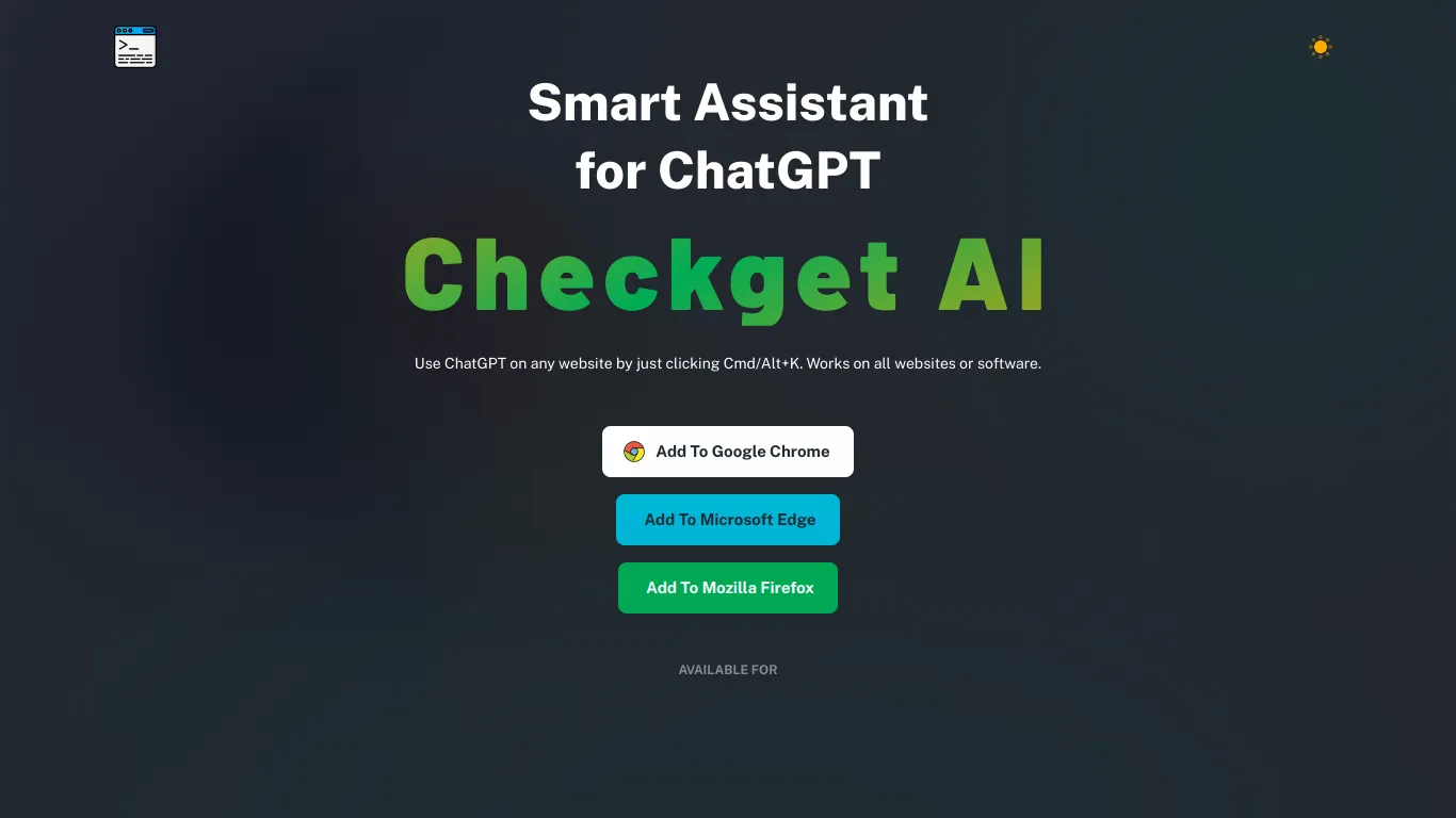 Checkget screenshot