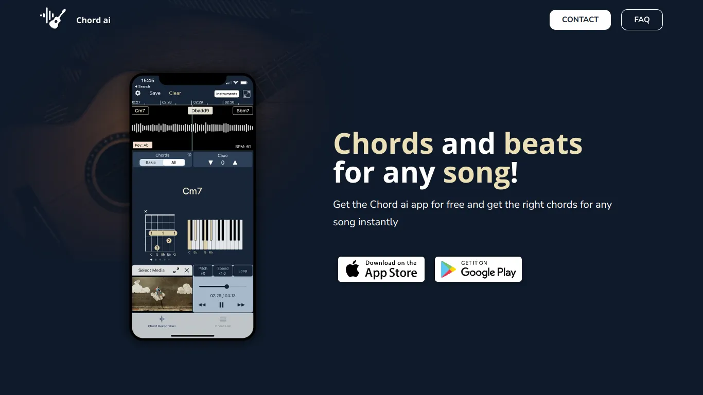 Chordai screenshot
