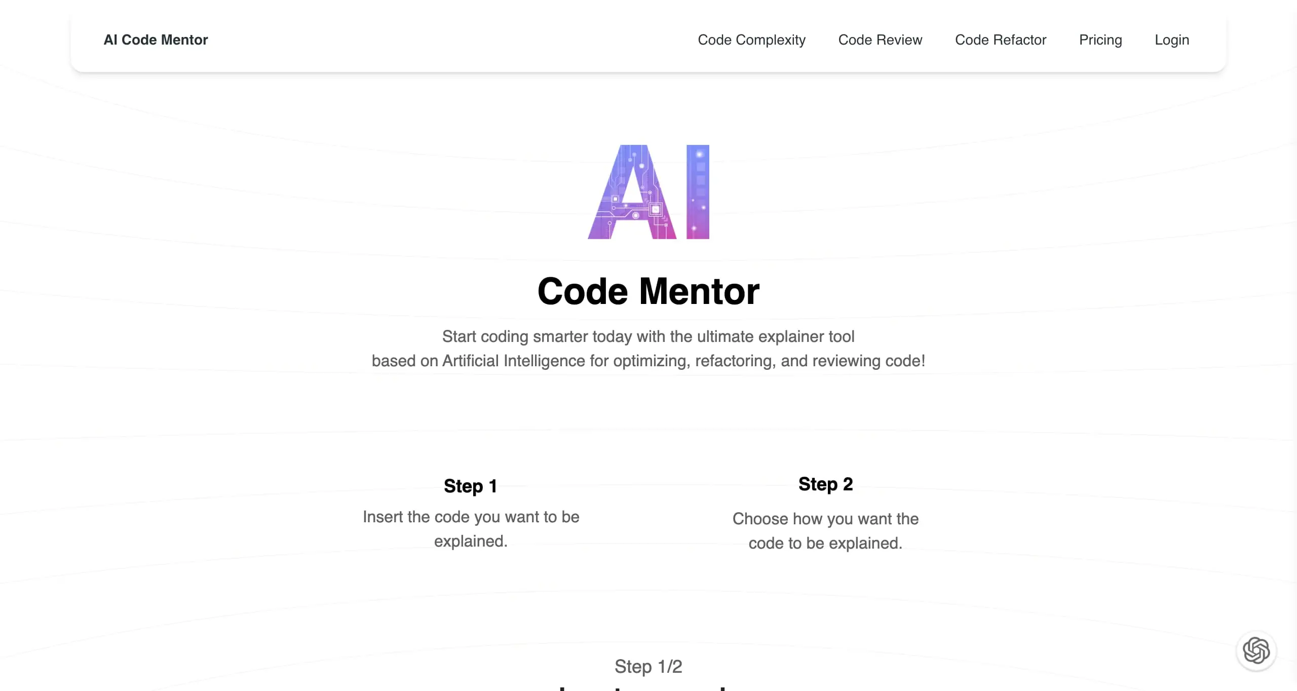 Code Mentor screenshot