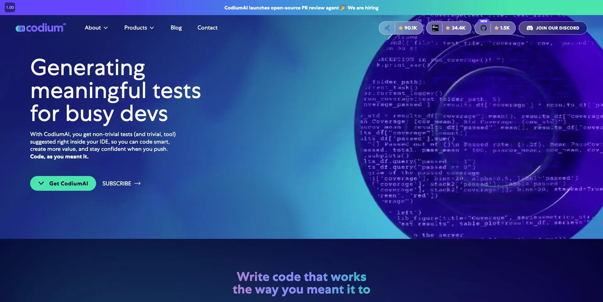 CodiumAI screenshot