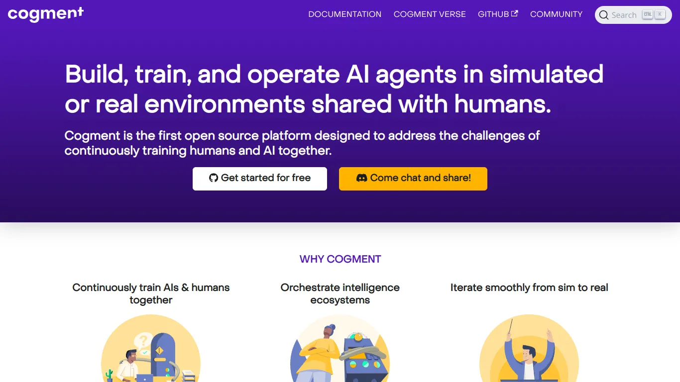 Cogment screenshot