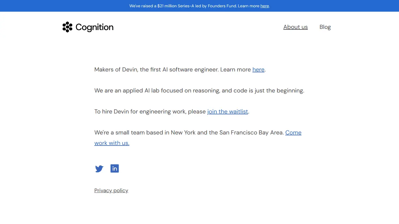 Cognition screenshot