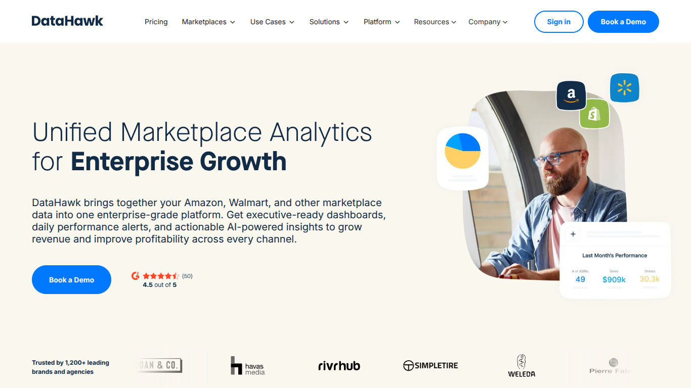 DataHawk screenshot