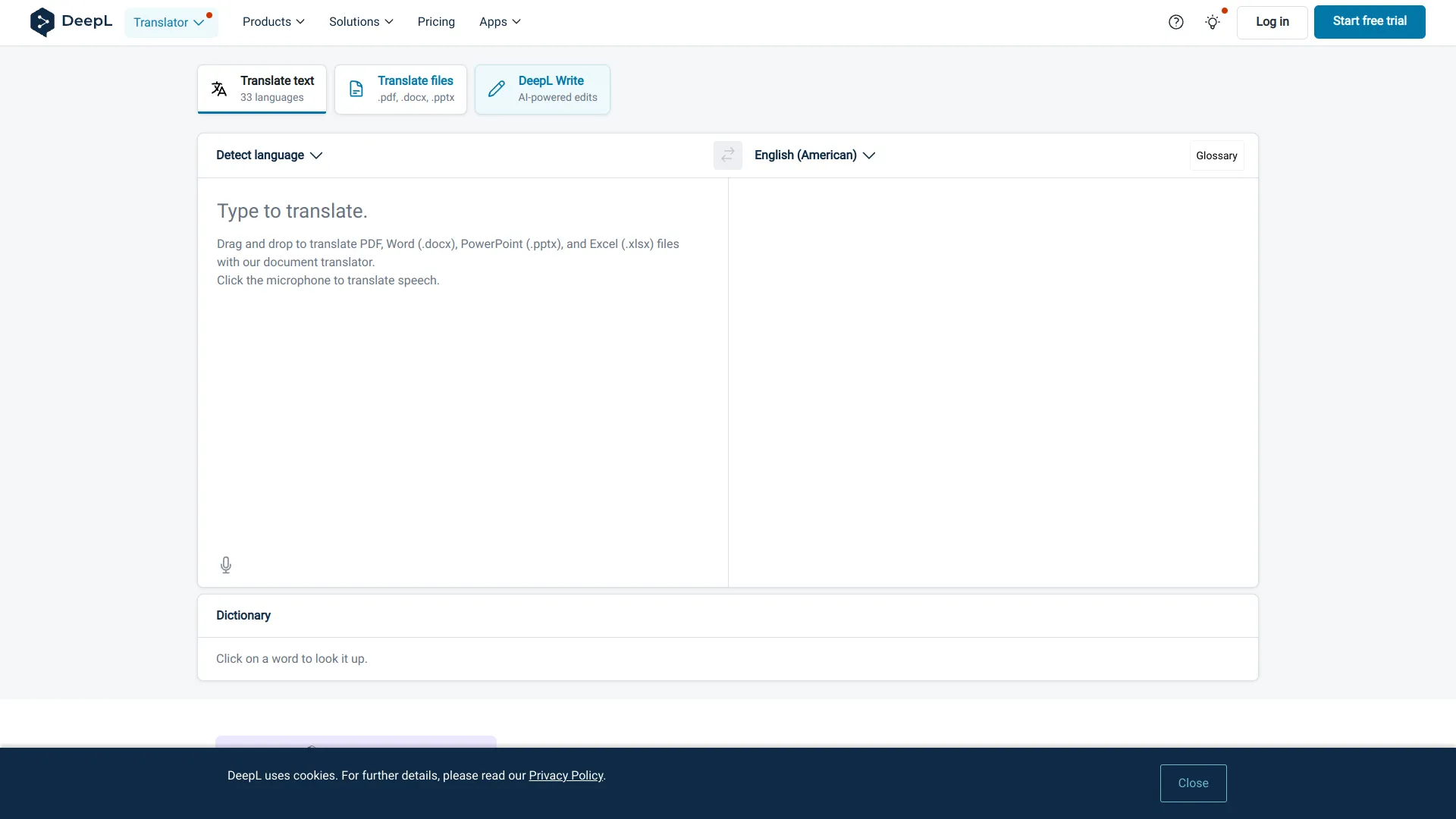 DeepL screenshot