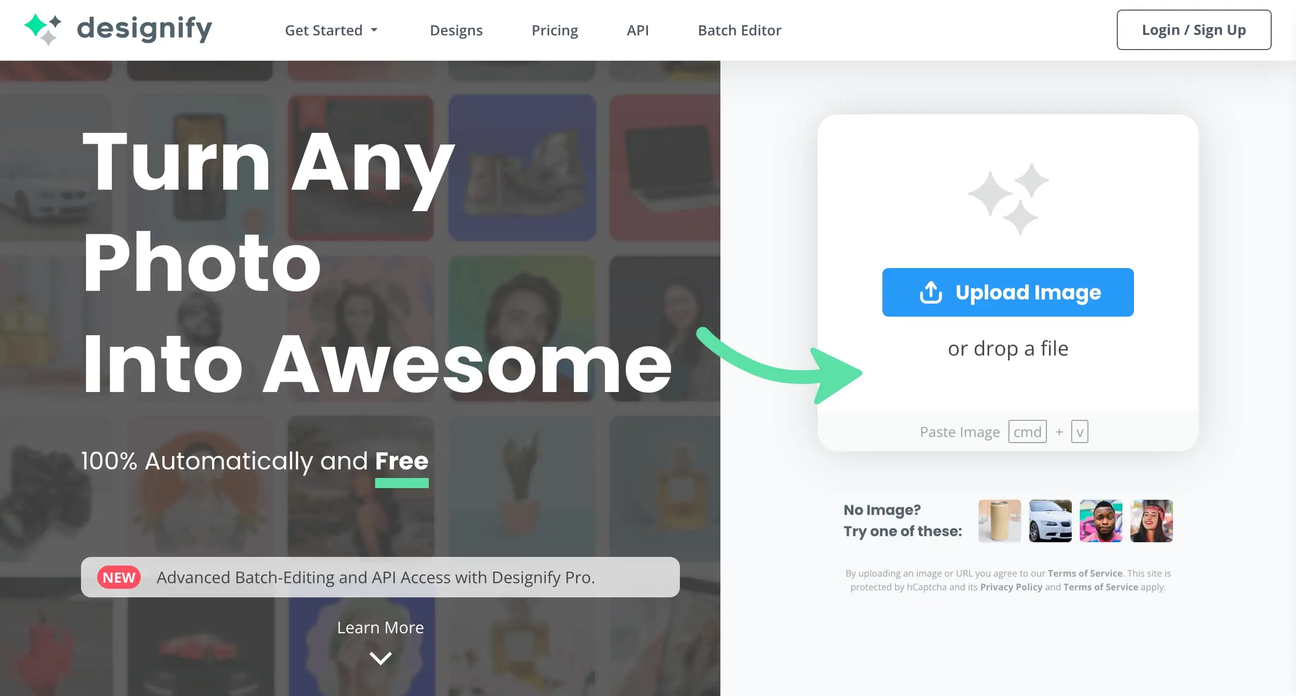 Designify screenshot