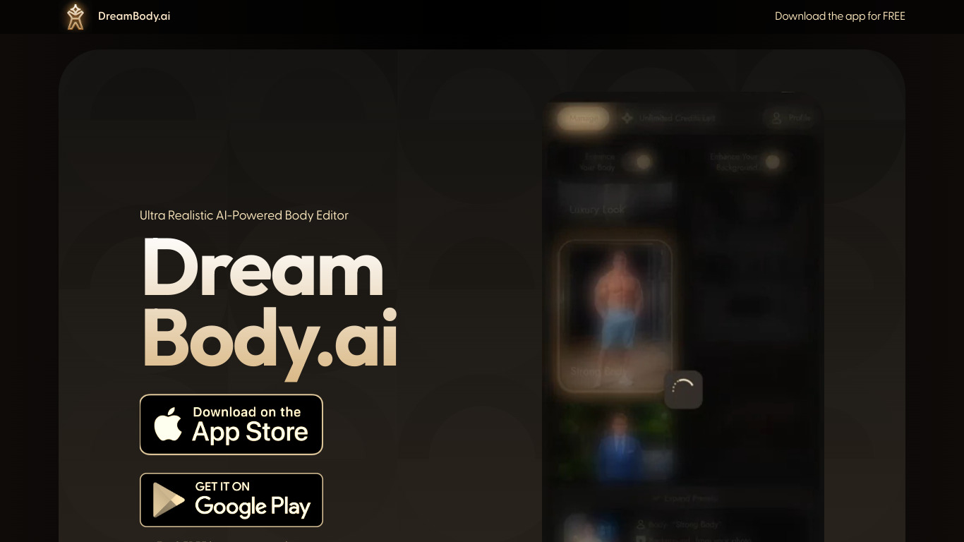 DreamBody screenshot