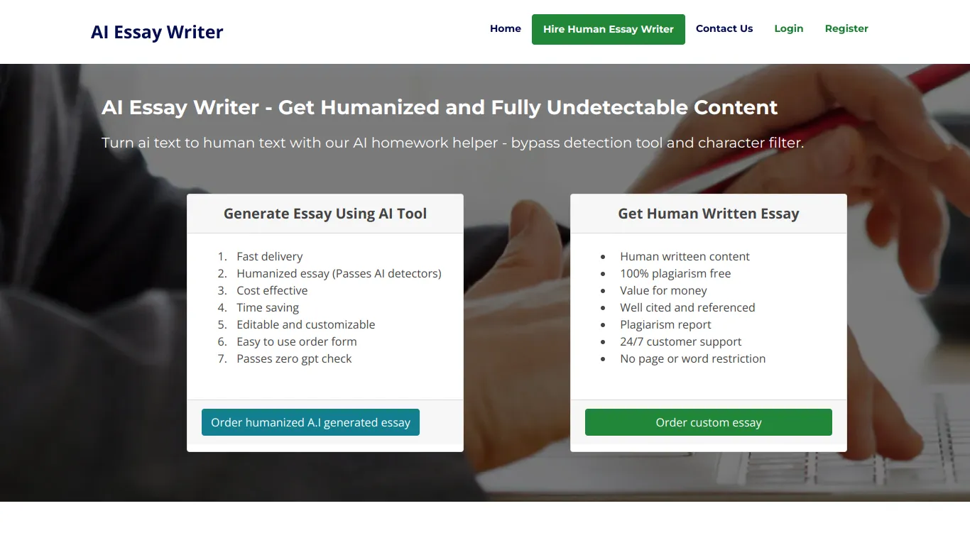 Essay Writer App screenshot