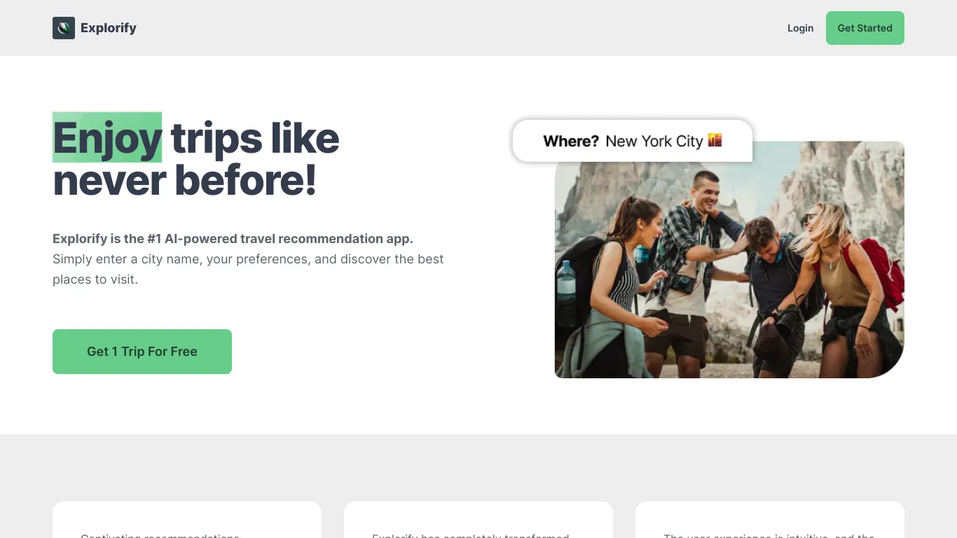 Explorify screenshot