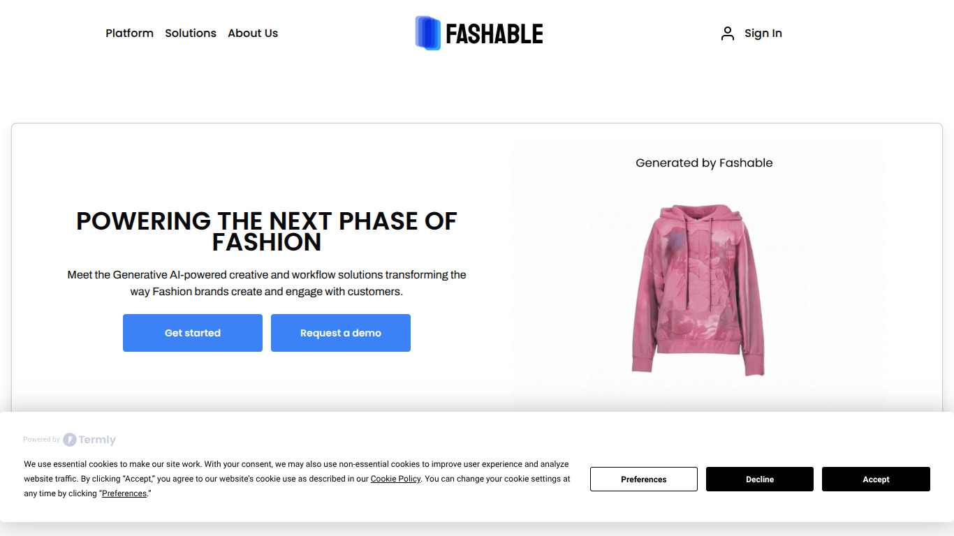 Fashable screenshot