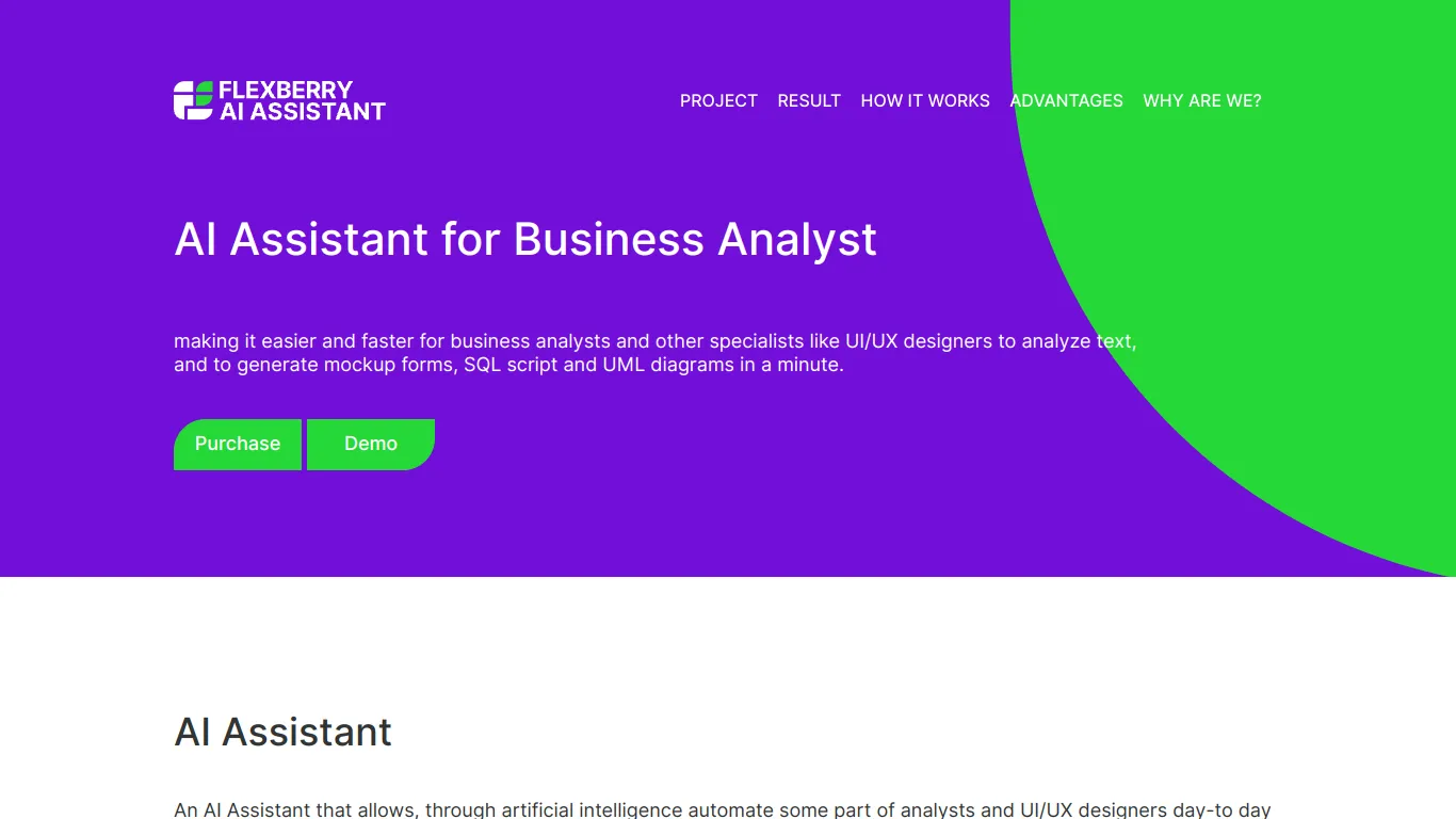 Flexberry AI Assistant screenshot