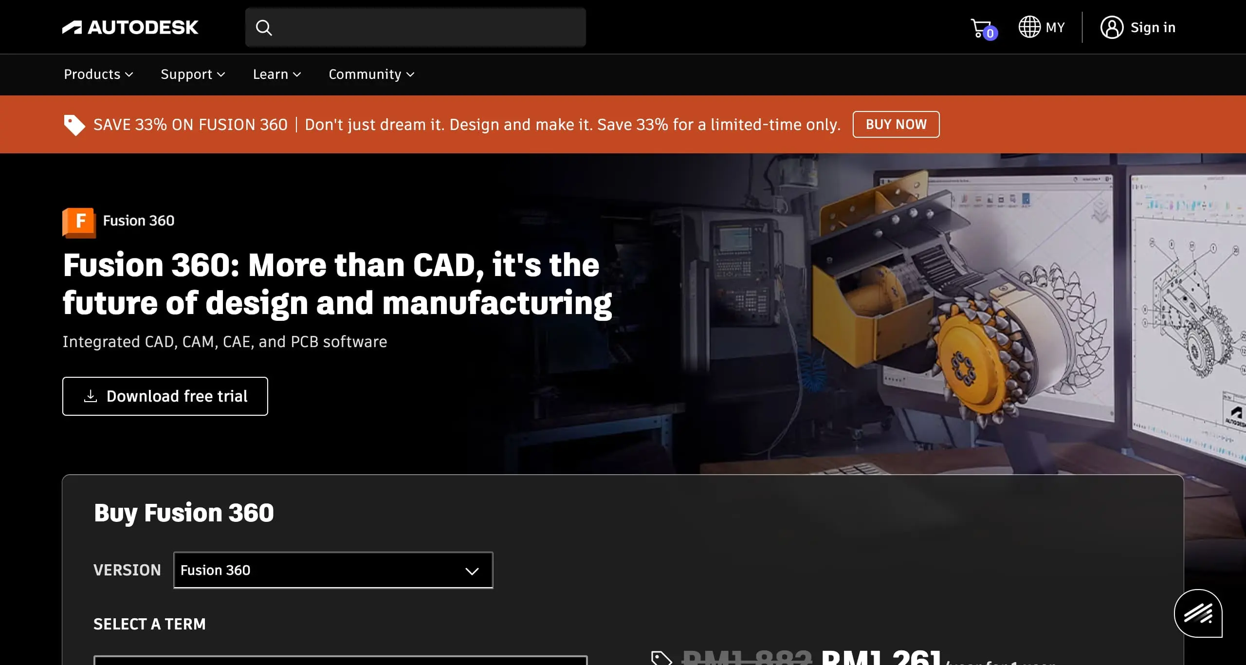 Fusion 360 screenshot