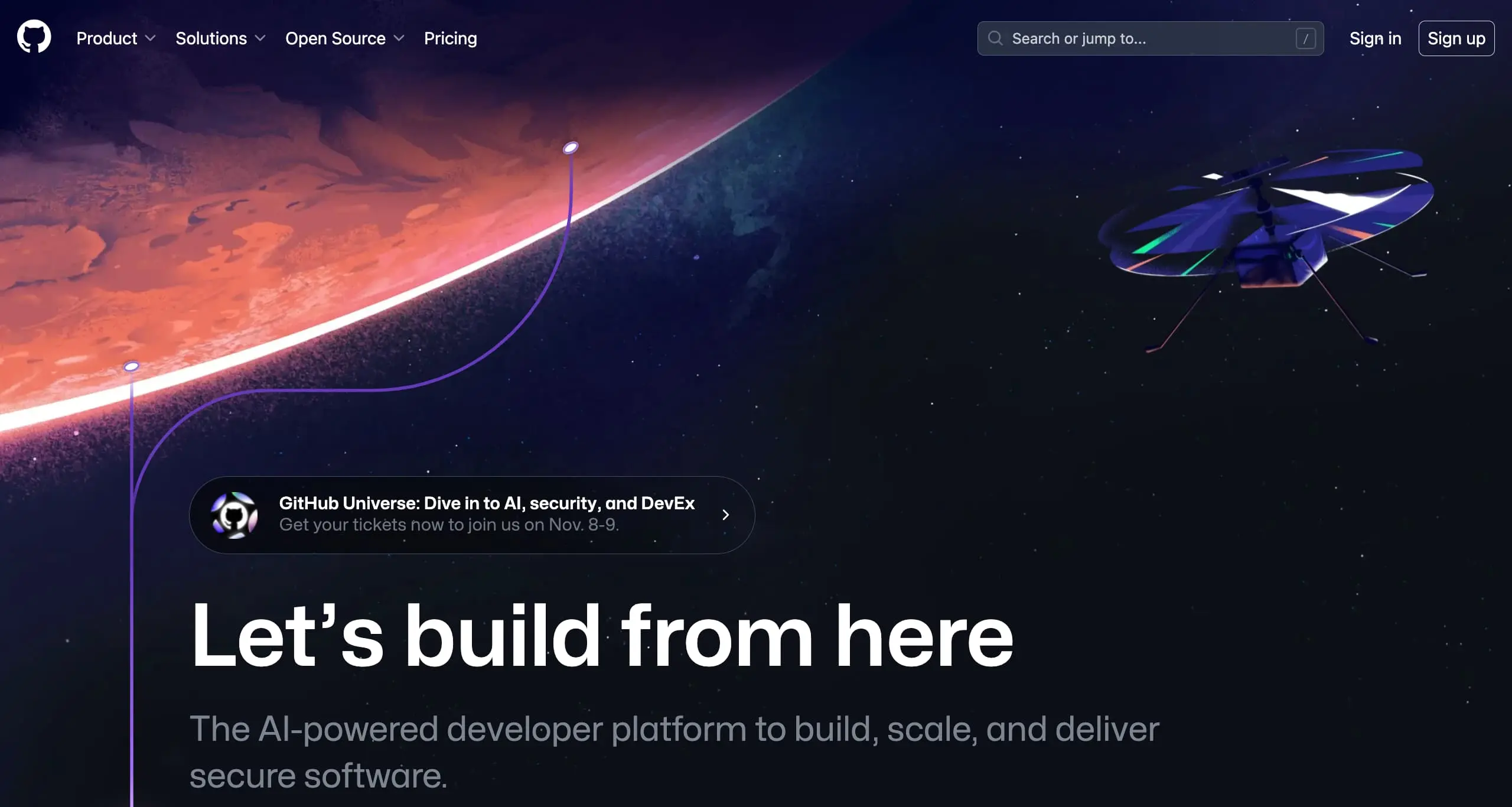 GitHub screenshot