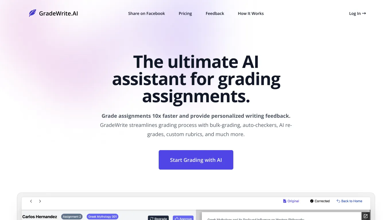 GradeWrite screenshot
