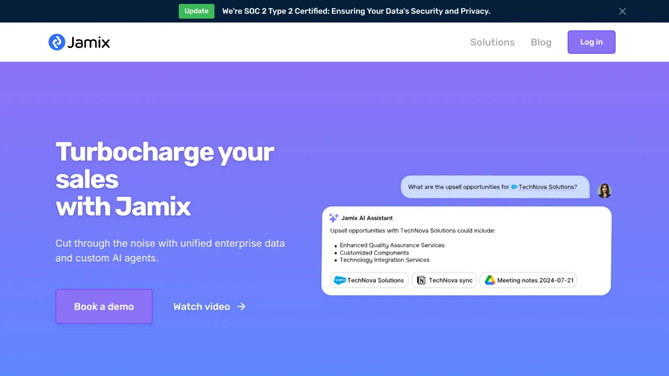 Jamix screenshot