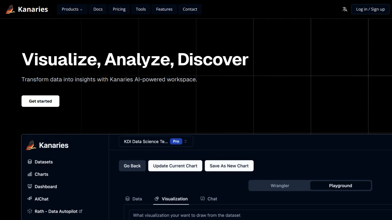 Kanaries screenshot