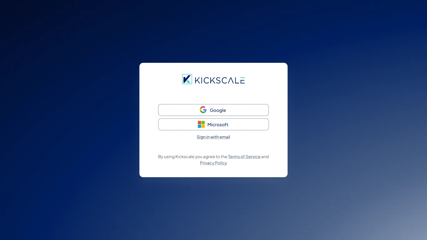 Kickscale screenshot