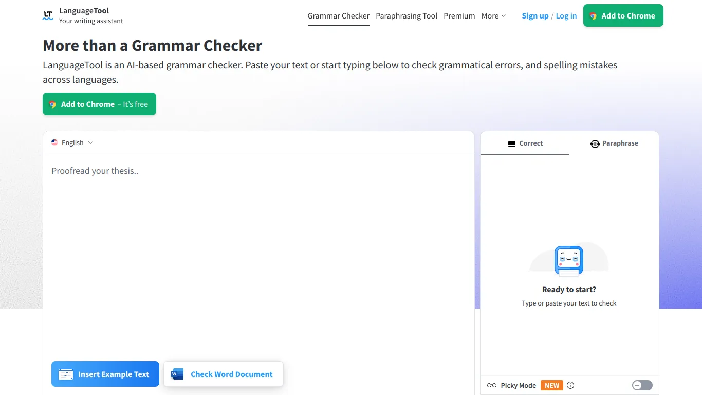 LanguageTool screenshot