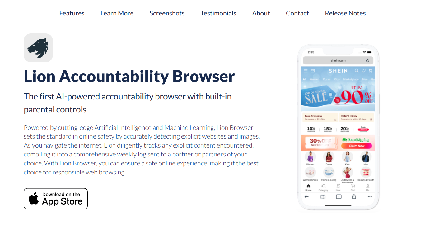 Lion Browser screenshot