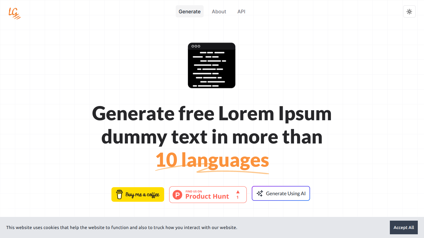 Lipsumgen screenshot