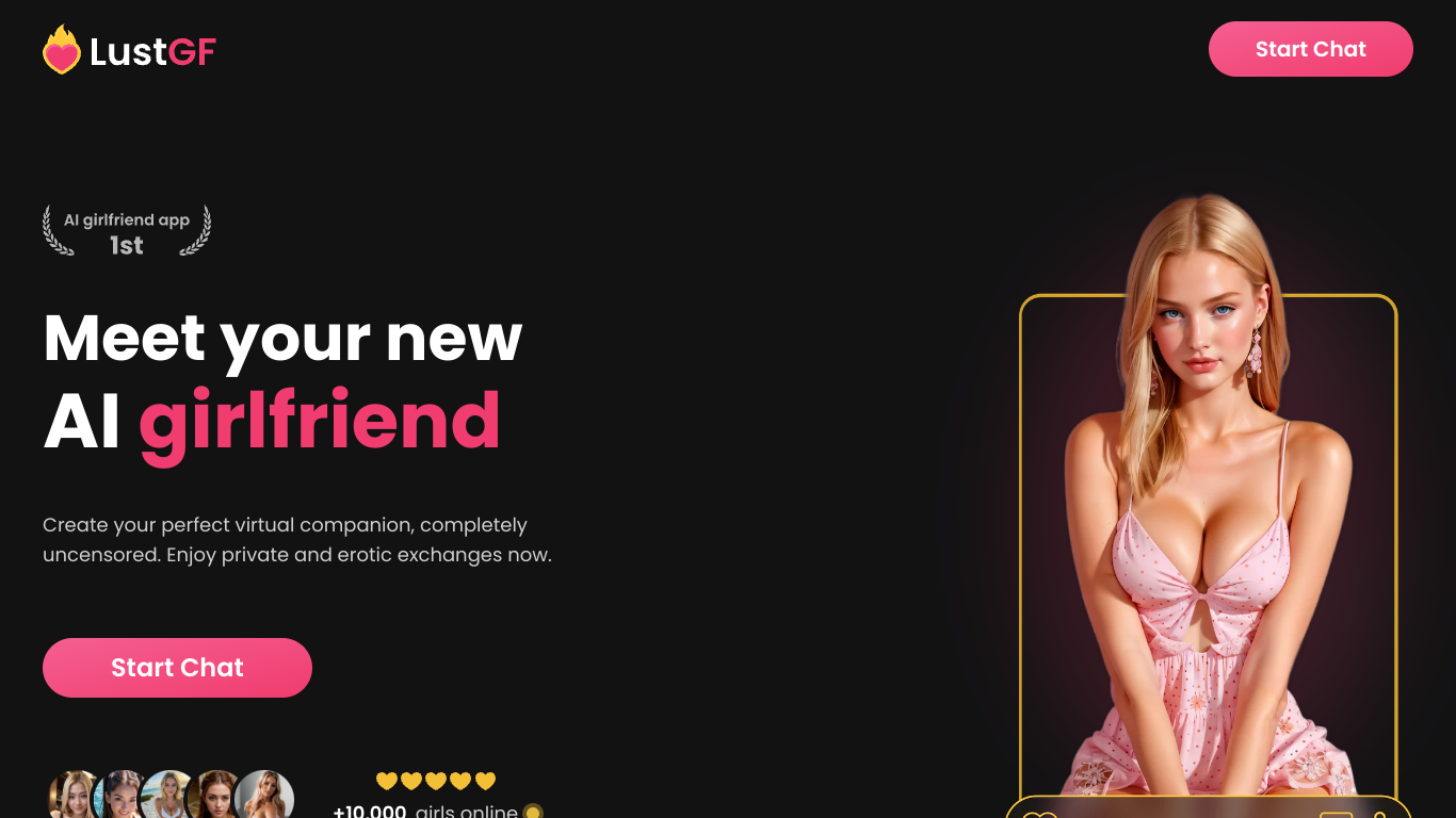 LustGF AI Girlfriend screenshot