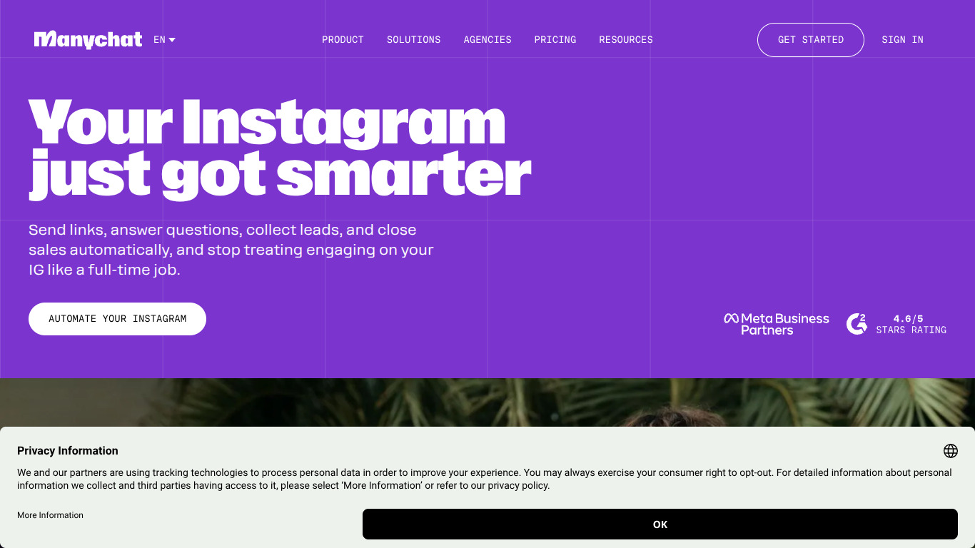Manychat screenshot