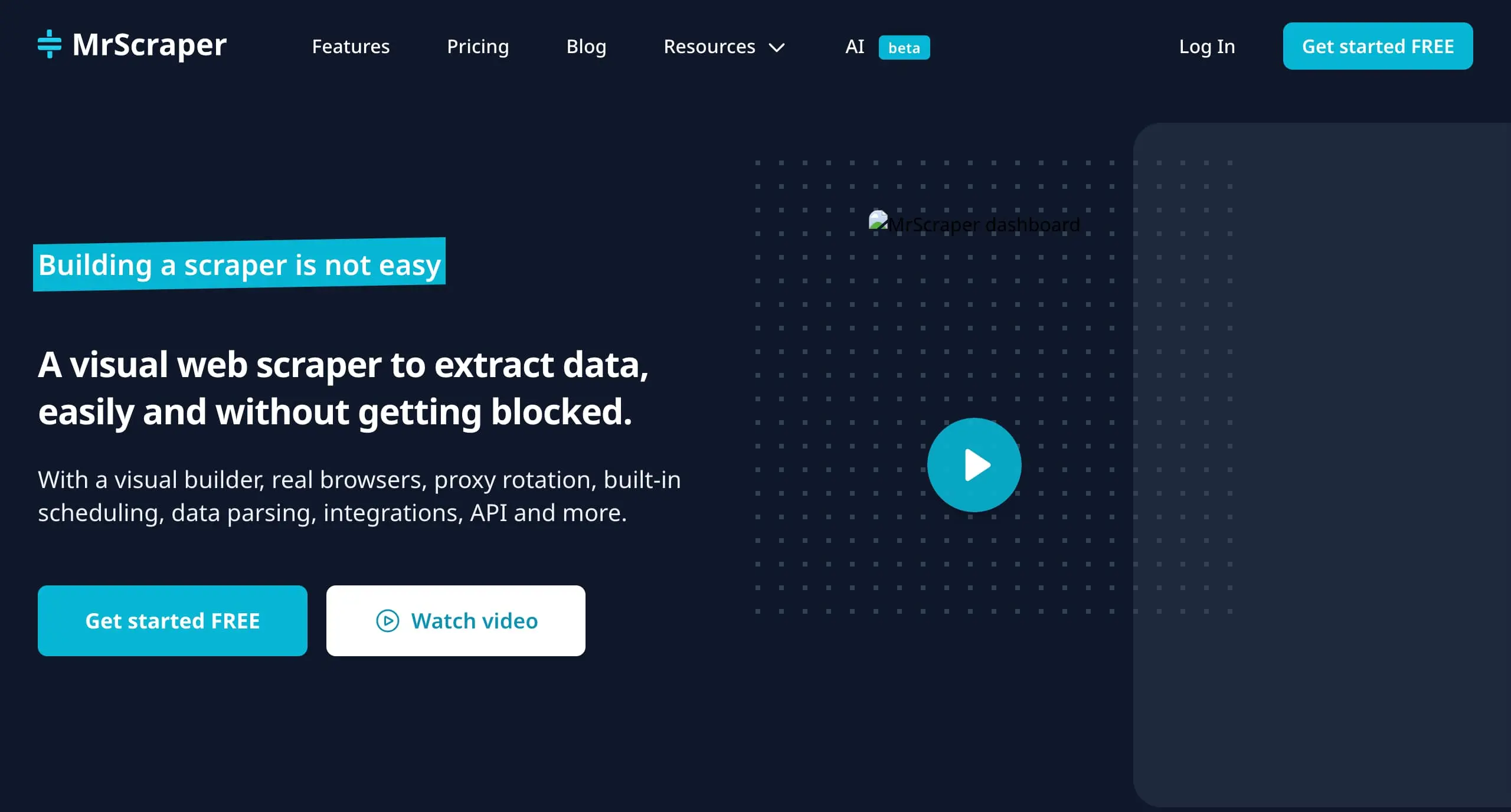 MrScraper screenshot