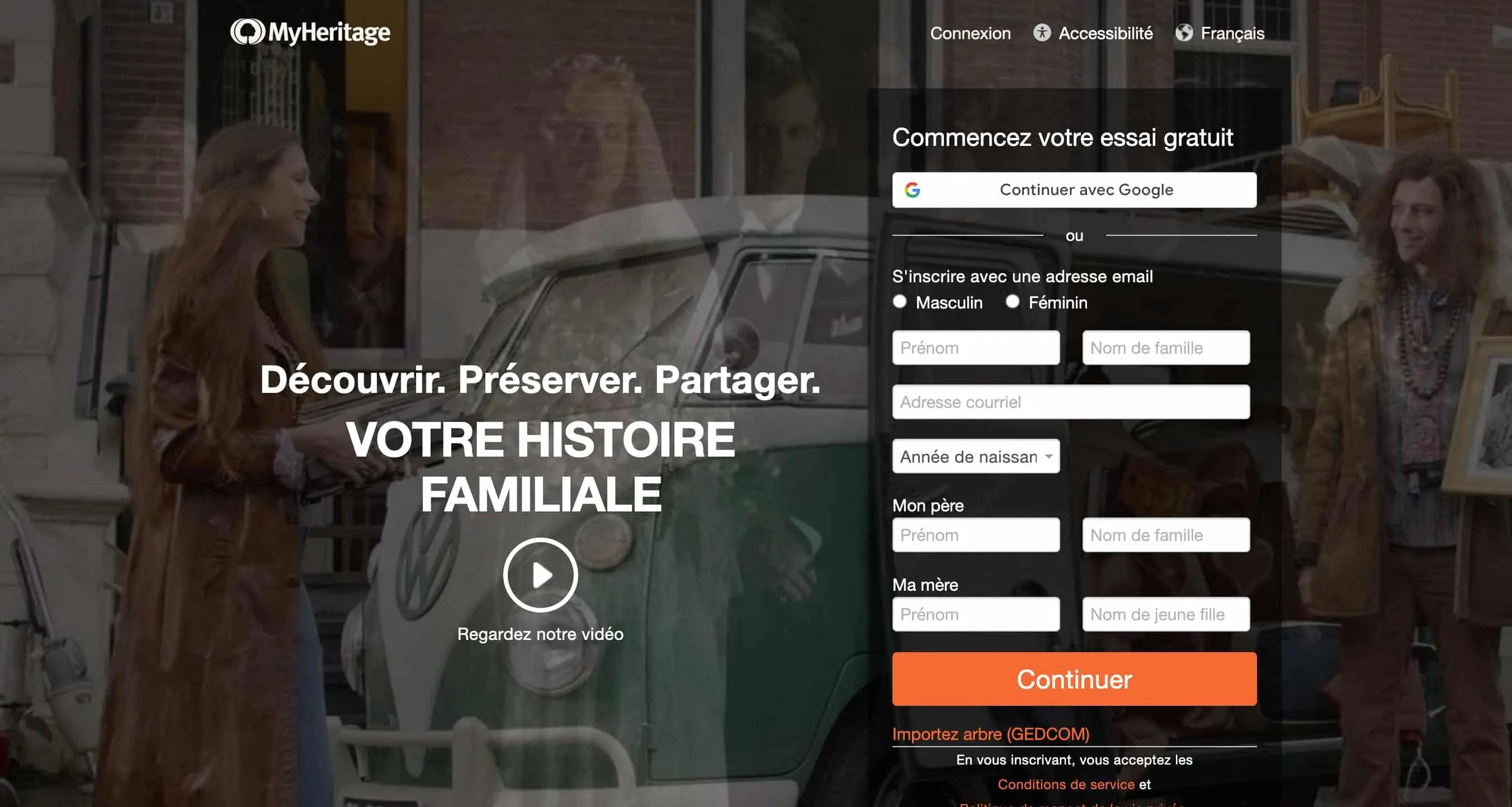 Myheritage screenshot