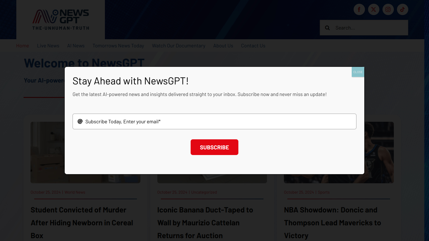 NewsGPT screenshot