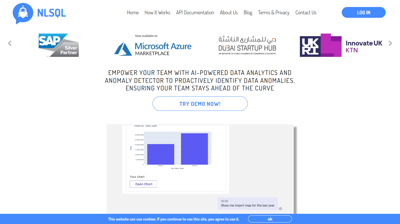 NLSQL screenshot
