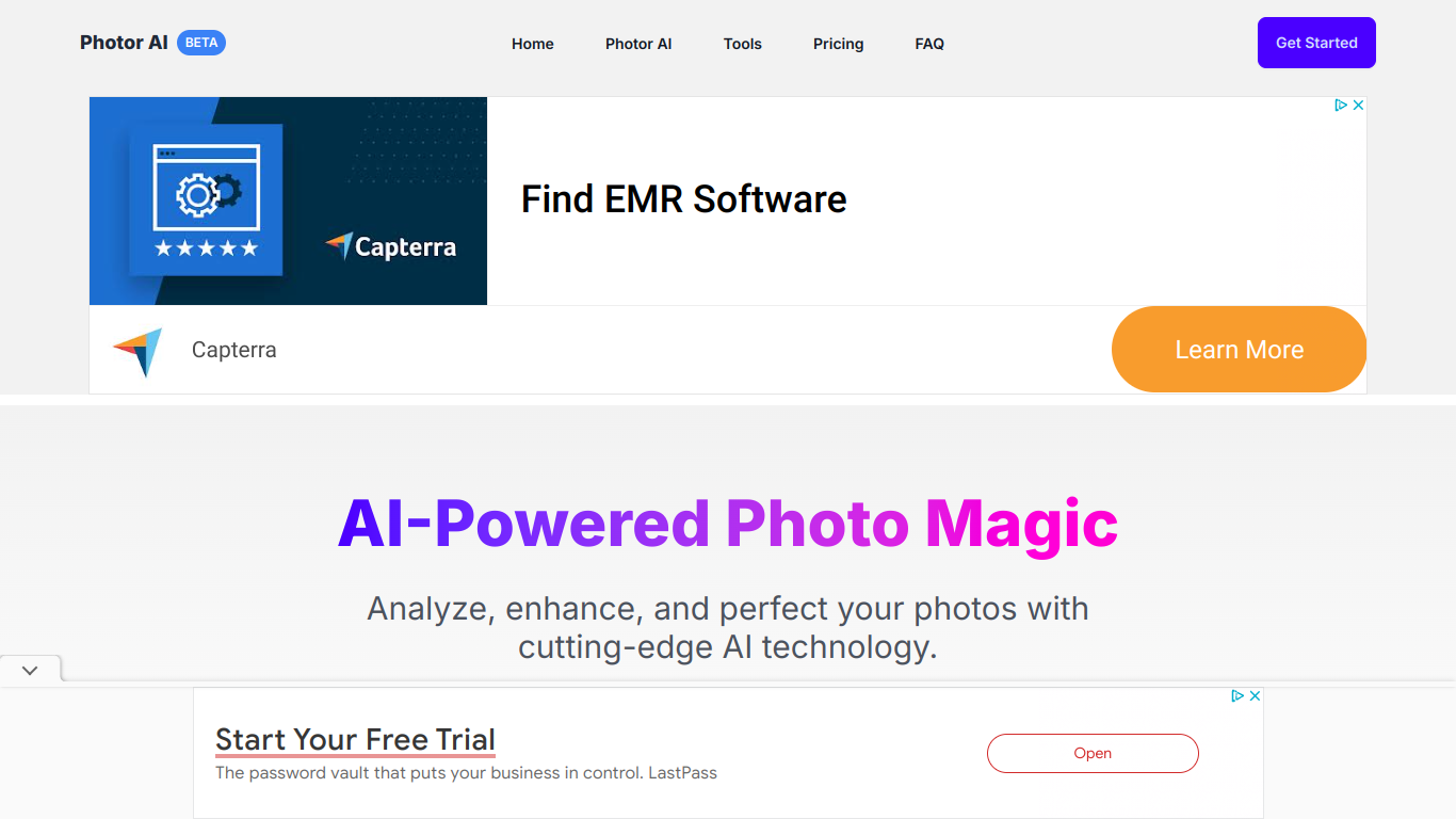 Photor AI screenshot