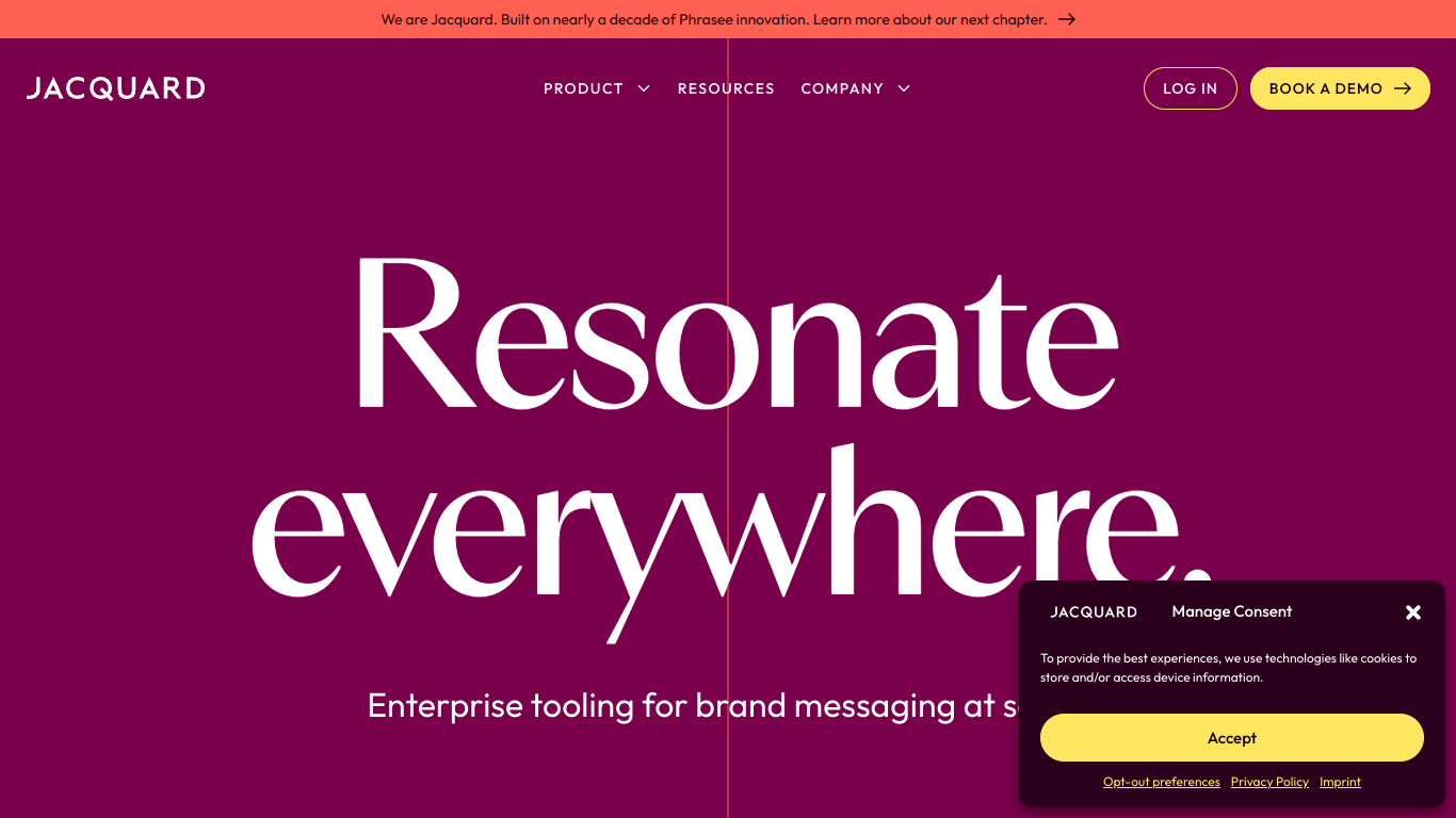 Phrasee screenshot