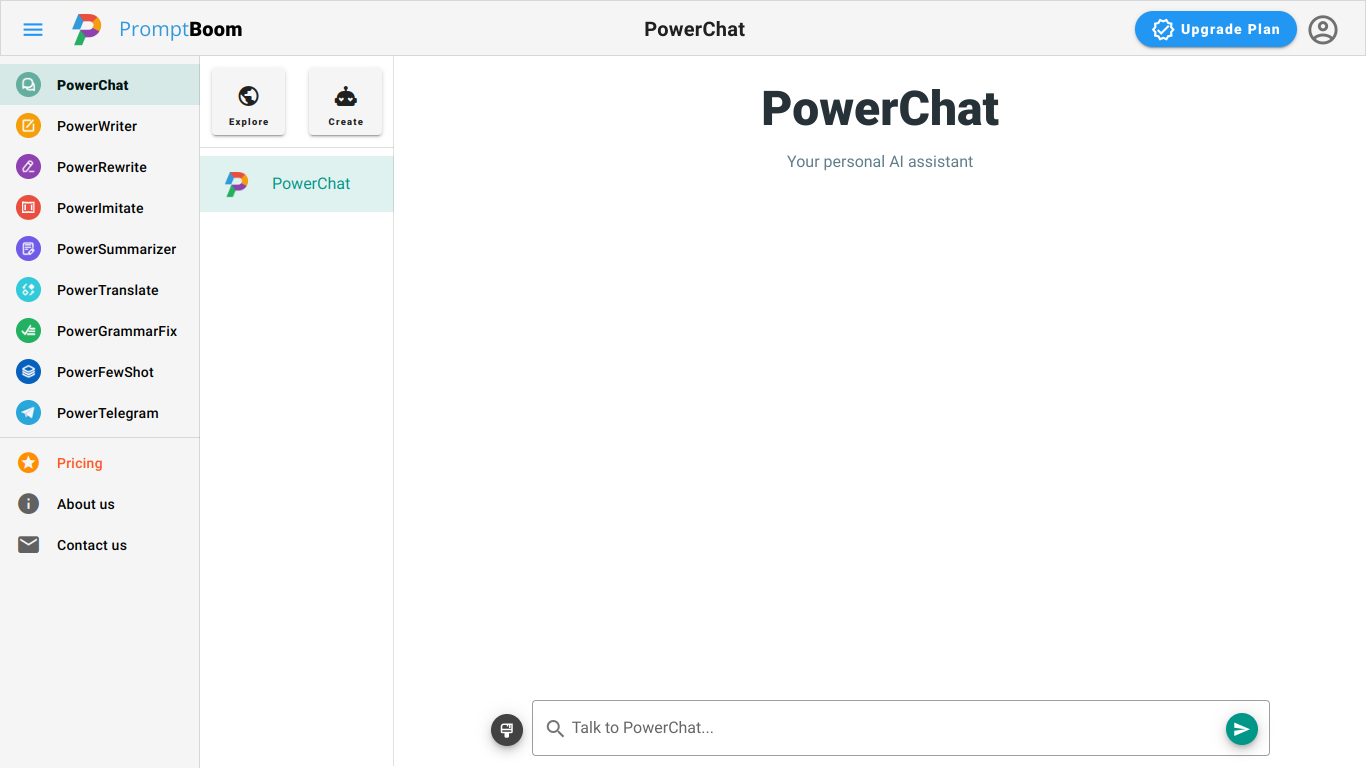 PowerChat screenshot