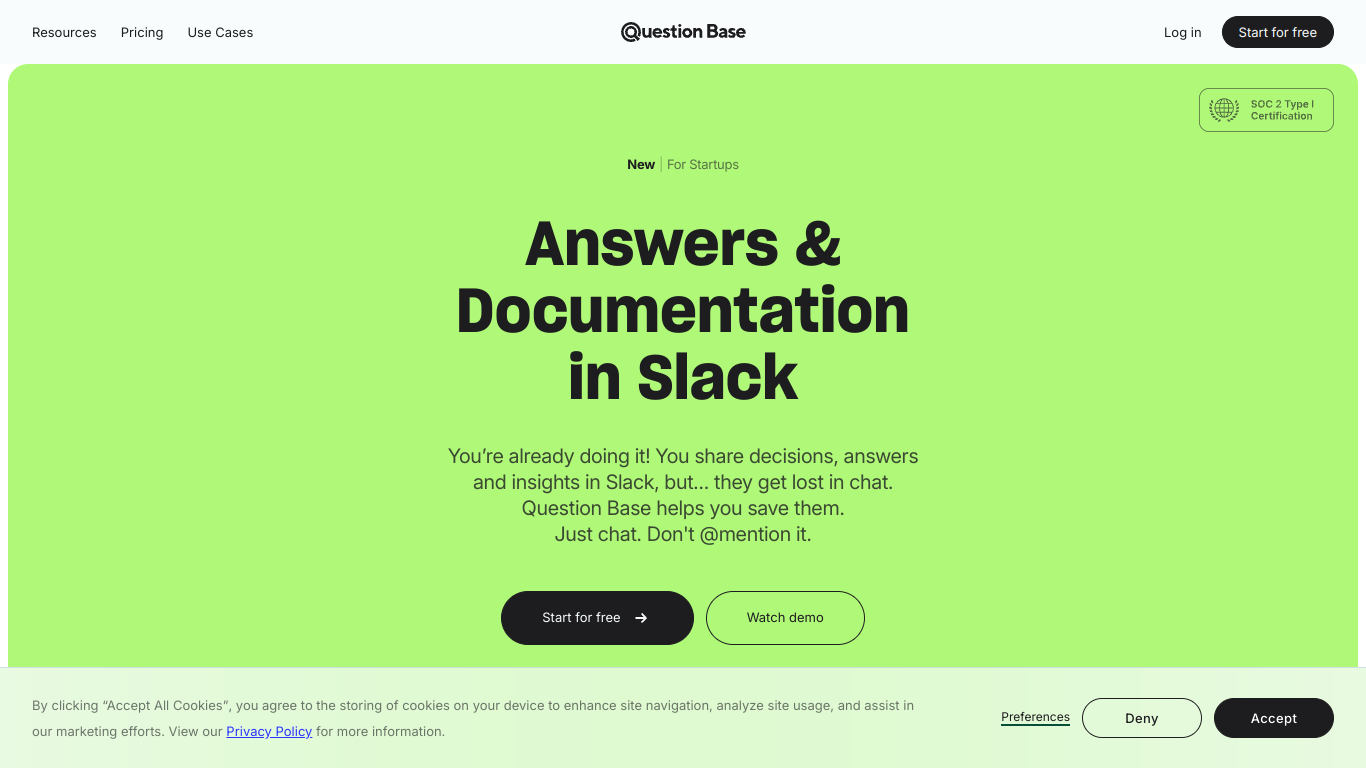 Question Base screenshot