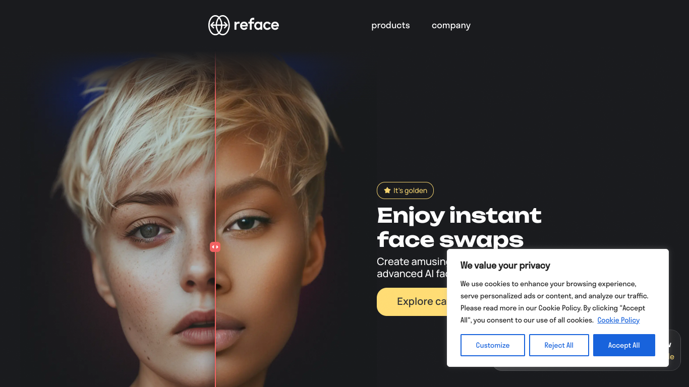 Reface screenshot