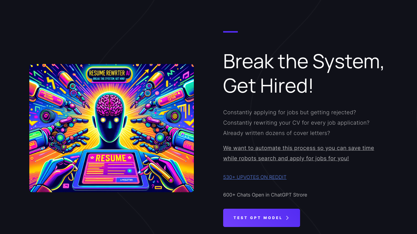 Resume Rewriter AI screenshot