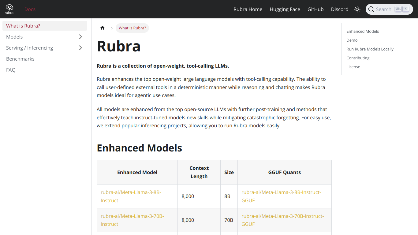 Rubra screenshot